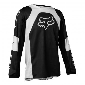 Maglia Cross FOX 180 Lux Black Bambino