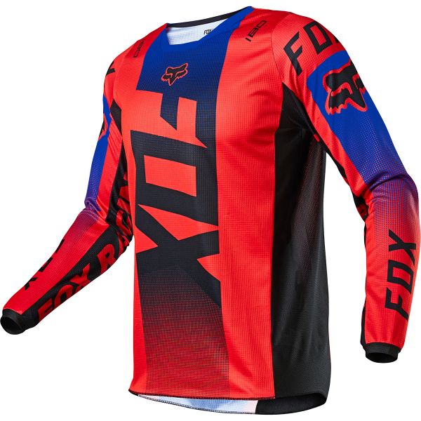 Maglia Cross FOX 180 Oktiv Fluo Red Bambino