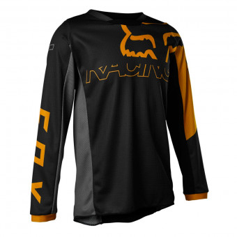 Maglia Cross FOX 180 Skew Black Gold Bambino