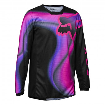 Maglia Cross FOX 180 Toxsyk Black Pink Girl