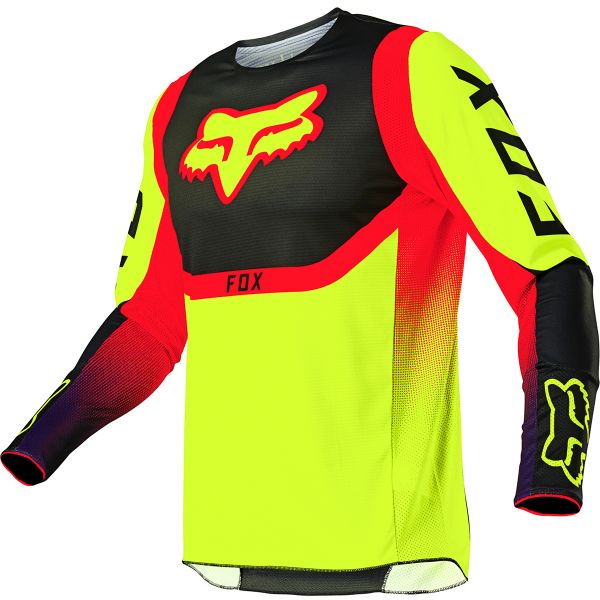 Maglia Cross FOX 360 Voke Fluo Yellow Bambino