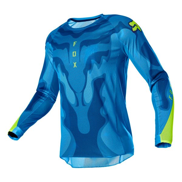 Maglia Cross FOX Airline Exo Blue Yellow
