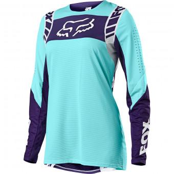 Maglia Cross FOX Flexair Mach One Woman Aqua