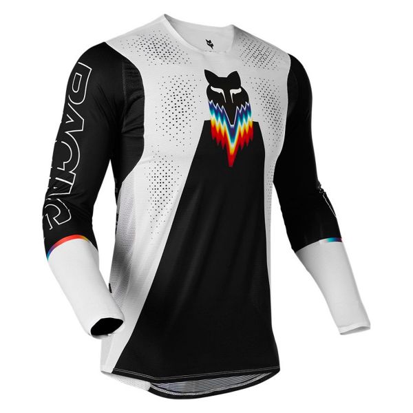 Maglia Cross FOX Flexair Relm Black White