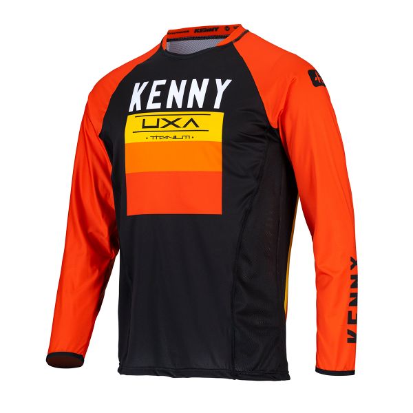 Maglia Cross Kenny Titanium Black Orange Jersey