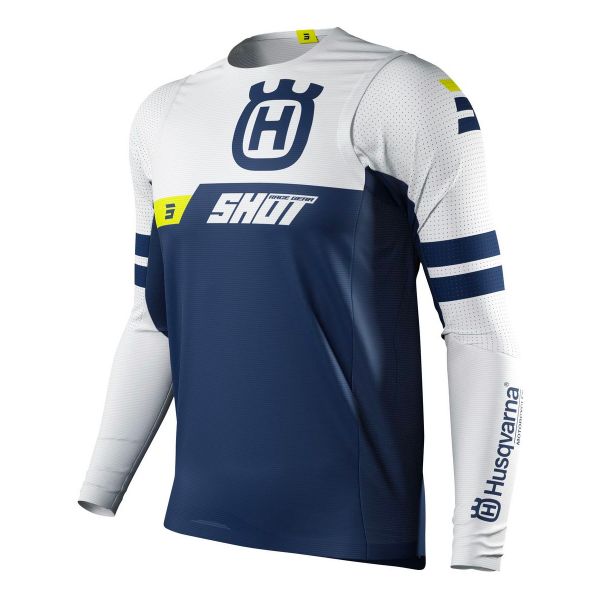 Maglia Cross SHOT Aerolite Husqvarna Limited Edition 2022 Blue