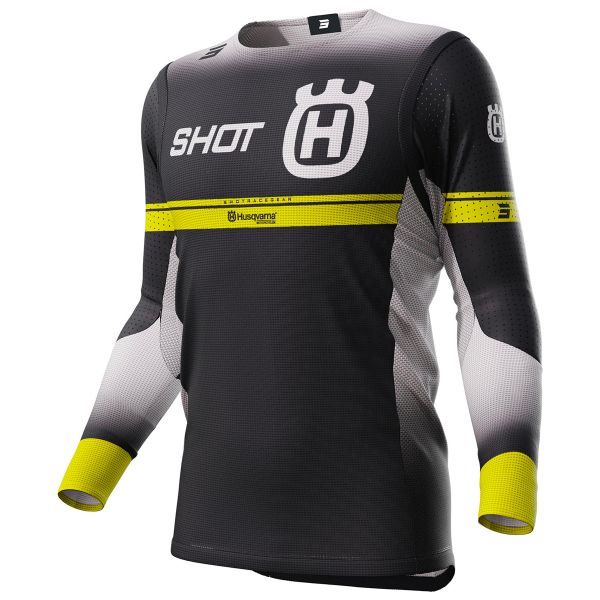 Maglia Cross SHOT Aerolite Husqvarna Limited Edition 2024 Black Maglia Cross SHOT Aerolite Husqvarna Limited Edition 2024 Black