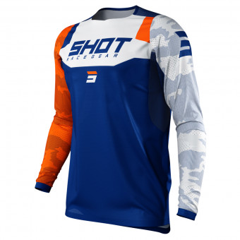Maglia Cross SHOT Contact Camo Orange