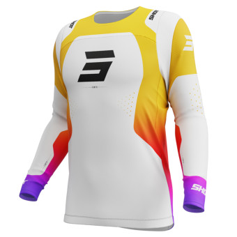 Maglia Cross SHOT Contatto Ionyx White
