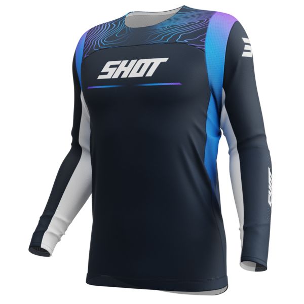 Maglia Cross SHOT Contatto Kid Apex Blue