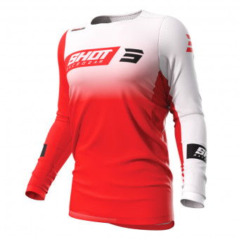 Maglia Cross SHOT Contact Scope Red