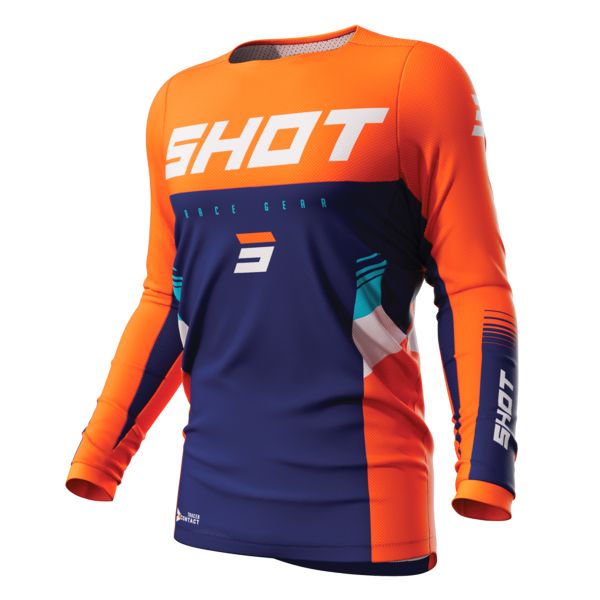 Maglia Cross SHOT Contact Tracer Neon Orange