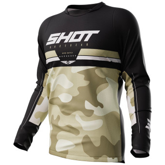 Maglia Cross SHOT Devo Battle Sand