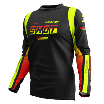 Maglia Cross SHOT Devo Block giallo neon Maglia Cross SHOT Devo Block giallo neon