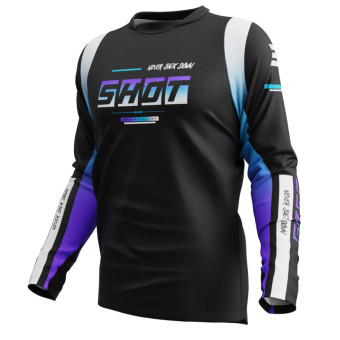 Maglia Cross SHOT Devo Block Viola