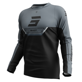 Maglia Cross SHOT Devo Daytona Nero