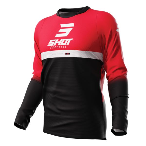 Maglia Cross SHOT Devo Reflex Red