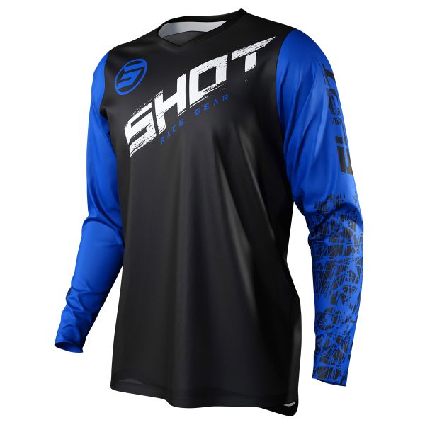Maglia Cross SHOT Devo Slam Blue