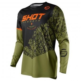 Maglia Cross SHOT Devo Storm Kaki