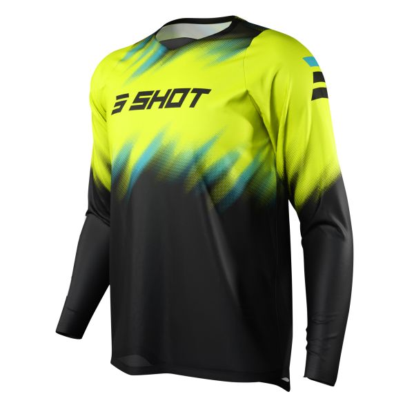 Maglia Cross SHOT Devo Versus Neon Yellow Bambino Maglia Cross SHOT Devo Versus Neon Yellow Bambino