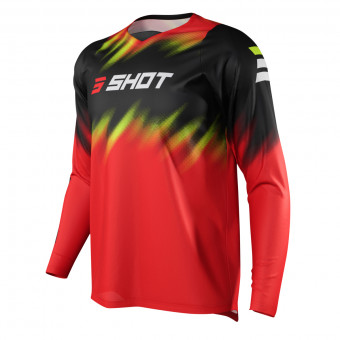 Maglia Cross SHOT Devo Versus Red Bambino