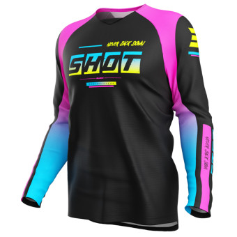 Maglia Cross SHOT Disegnare il blocco bambino rosa