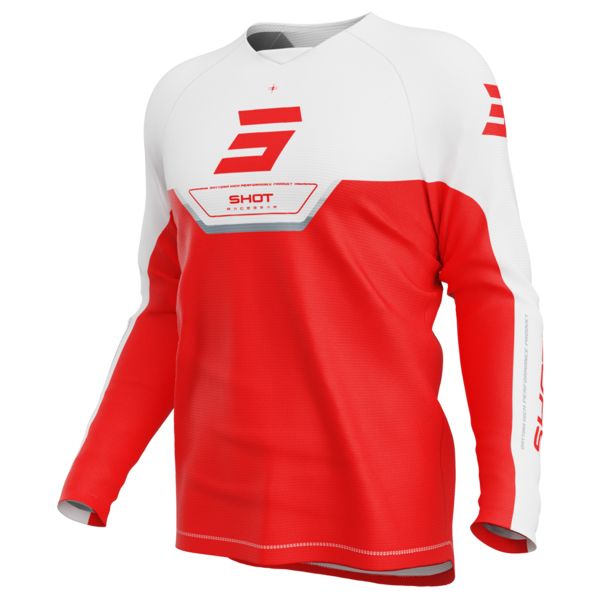 Maglia Cross SHOT Disegnare il bambino Daytona Red