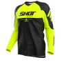 Maglia Cross SHOT Disegno privato giallo neon
