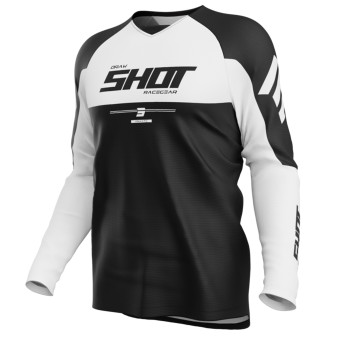 Maglia Cross SHOT Disegnare il Privato Bianco