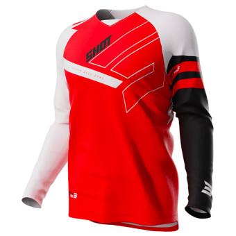 Maglia Cross SHOT Draw Rush Red Bambino Maglia Cross SHOT Draw Rush Red Bambino