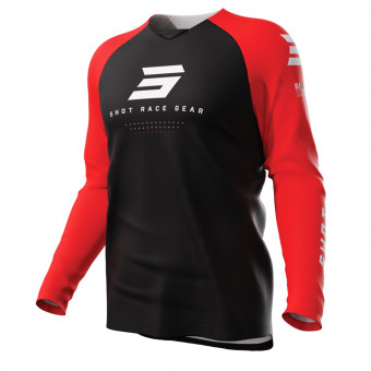 Maglia Cross SHOT Raw Escape Red