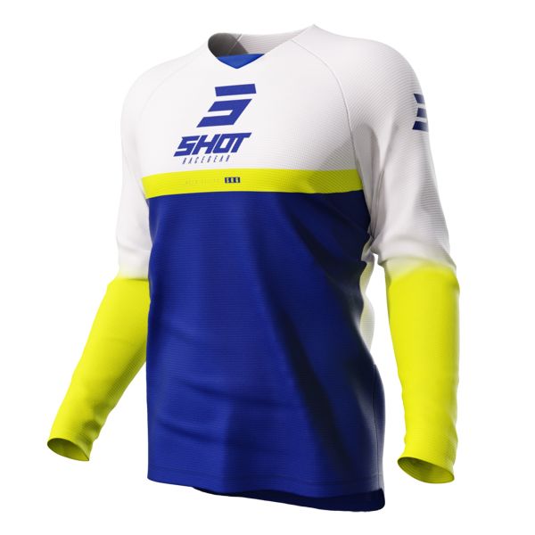 Maglia Cross SHOT Raw Reflex Kid Blue