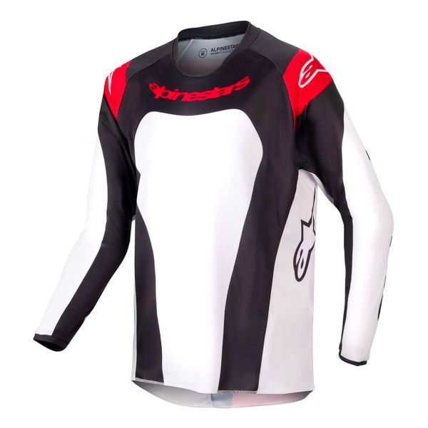 Maglia Cross Alpinestars Youth Racer Occuri Mars Red White Black