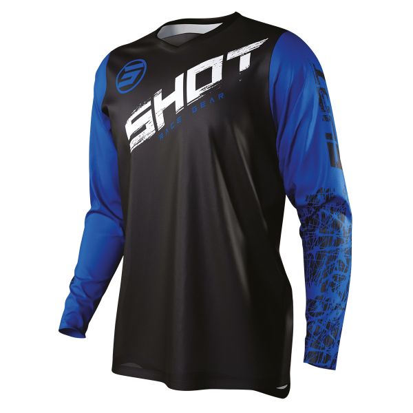 Maglia Cross SHOT Devo Slam Blue Bambino Maglia Cross SHOT Devo Slam Blue Bambino