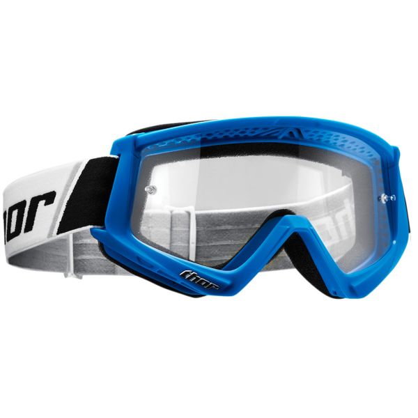 Maschera Cross Thor Combat Blue White