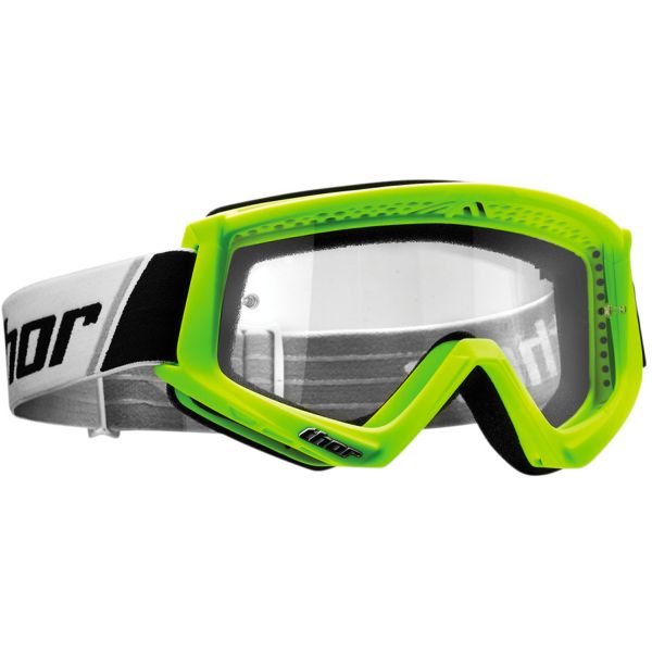 Maschera Cross Thor Combat Green Fluo Black