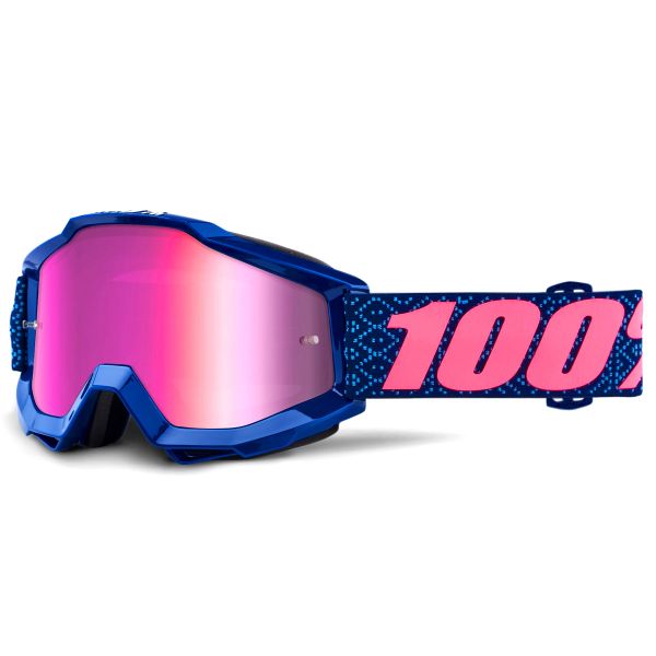 Maschera Cross 100% Accuri Futura Mirror Pink Lens