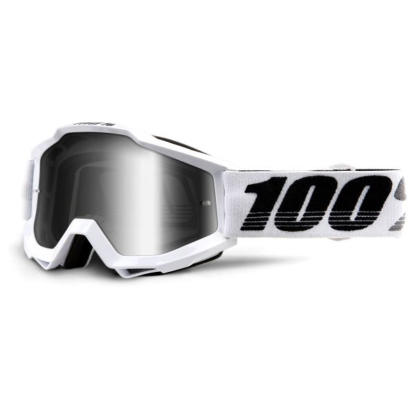 Maschera Cross 100% Accuri Galactica Mirror Silver Lens Maschera Cross 100% Accuri Galactica Mirror Silver Lens
