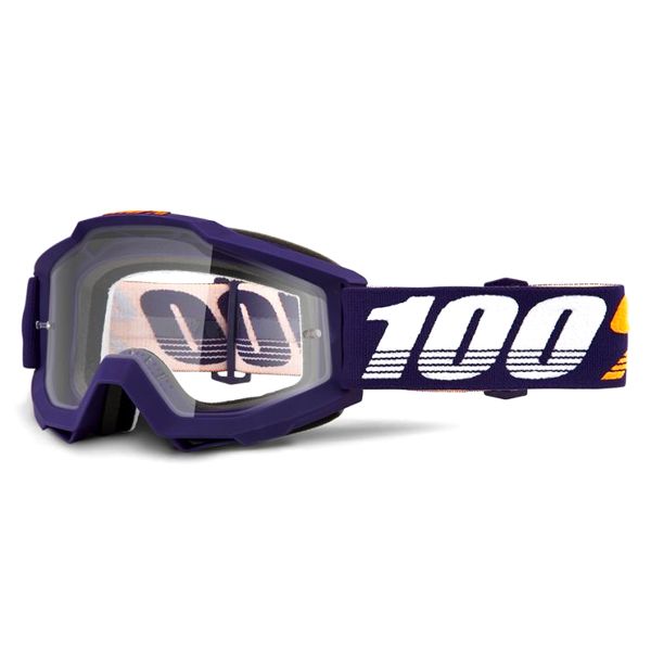 Maschera Cross 100% Accuri Grib Clear Lens