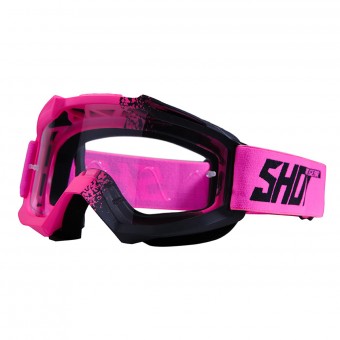 Maschera Cross SHOT Assault Fusion Neon Rosa Opaco Maschera Cross SHOT Assault Fusion Neon Rosa Opaco