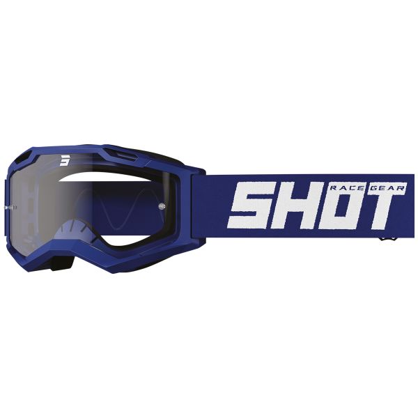 Maschera Cross SHOT Rocket Kid 2.0 Solid Navy Matt