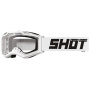 Maschera Cross SHOT Rocket Kid 2.0 Bianco solido lucido