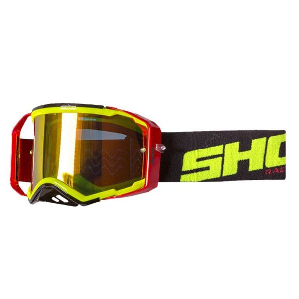 Maschera Cross SHOT Lite Red Neon Yellow