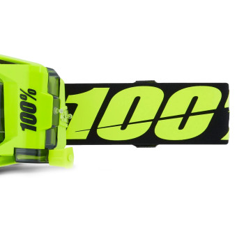 100% Armatic Forecast Giallo fluo - Visiera trasparente