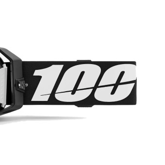 100% Visiera Armatic Black - Mirror Silver Flash