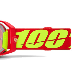 100% Rosso Armatic - Visiera trasparente