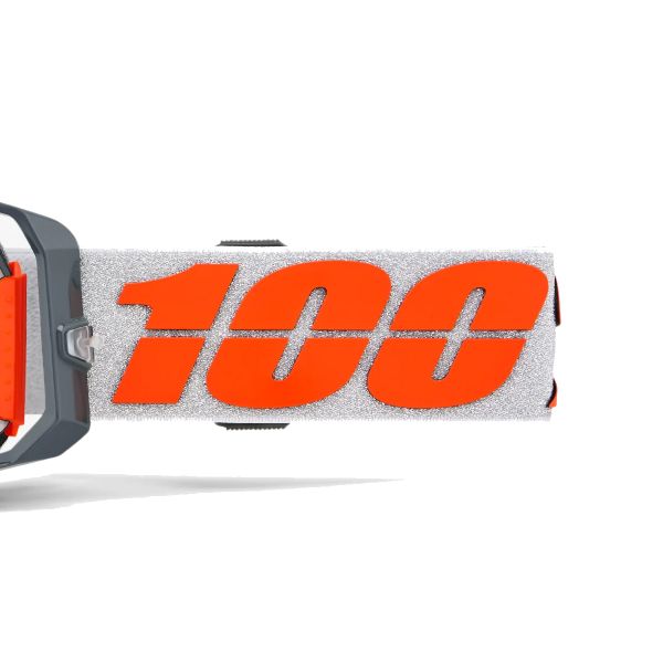 100% Armega HiPER Silver - Visiera argento a specchio