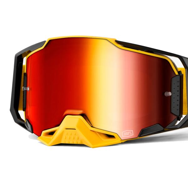 100% Armega Tetsu - Visiera a specchio rossa