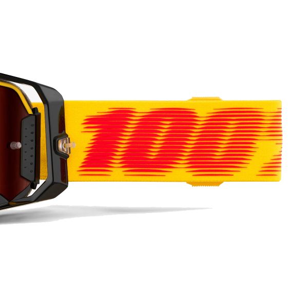 100% Armega Tetsu - Visiera a specchio rossa