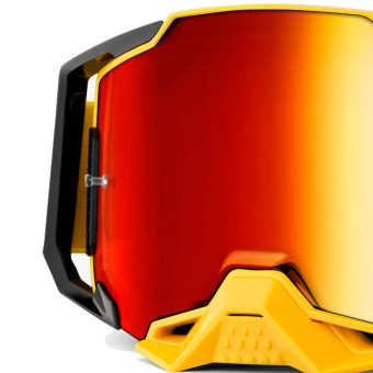 100% Armega Tetsu - Visiera a specchio rossa